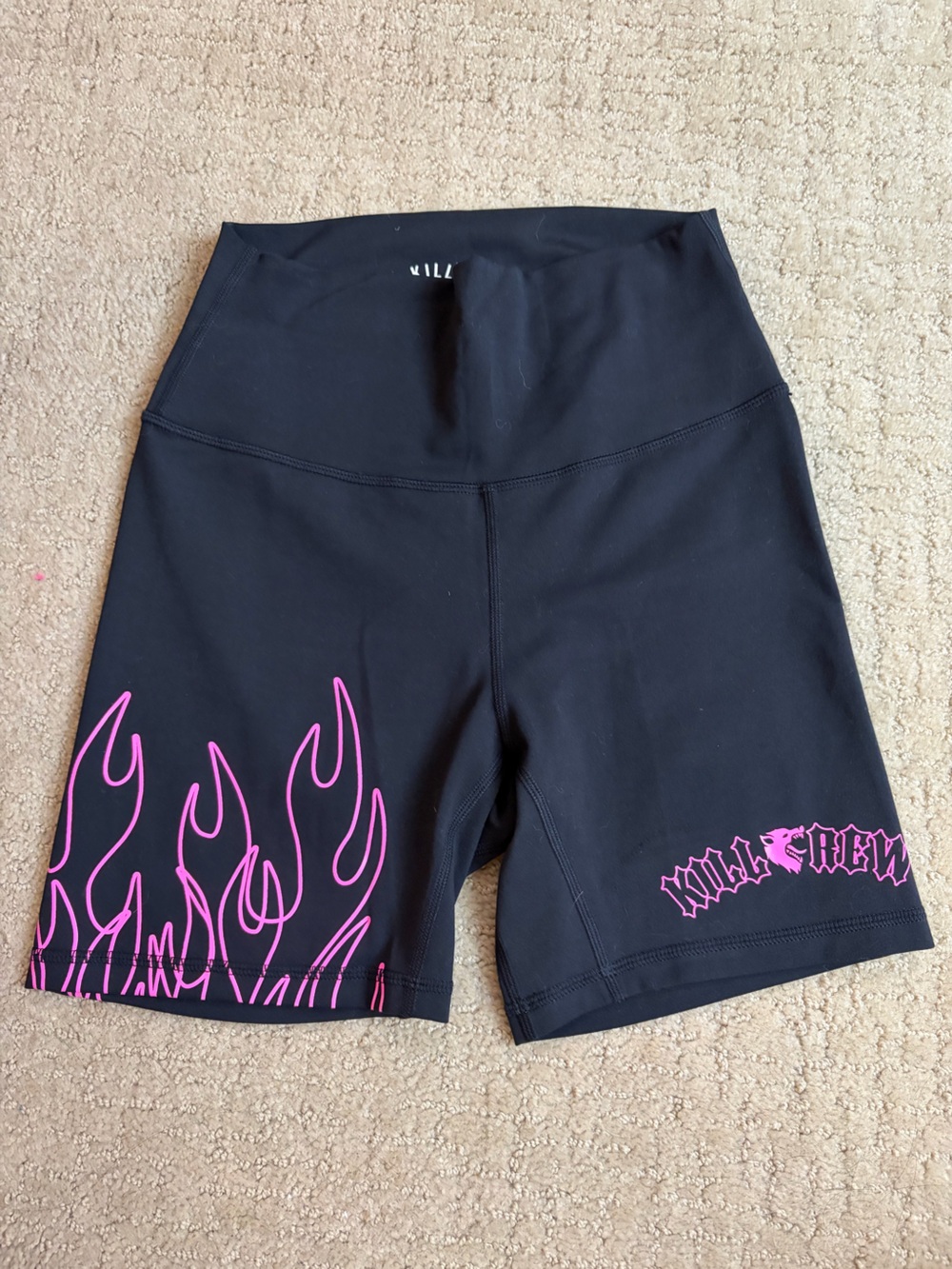 Kill Crew Scrunch Flames Biker Short